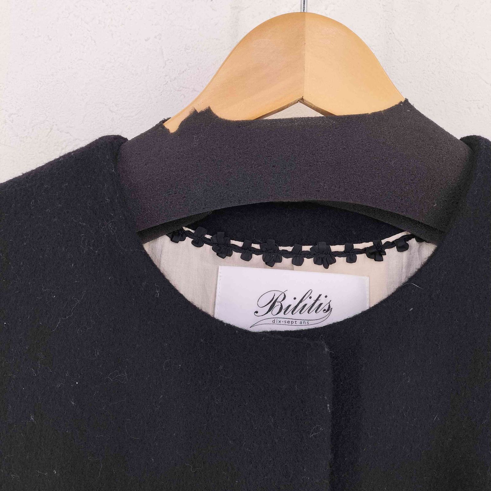 ビリティスディセッタン Bilitis dix-sept ans Flannel Coat バック