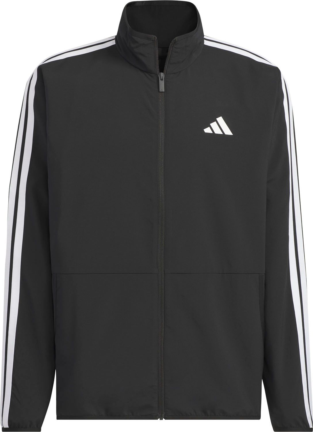 アディダス adidas スリーストライプス レギュラーフィット ライトウーブントラックトップ JZR06 JV7000 ブラック