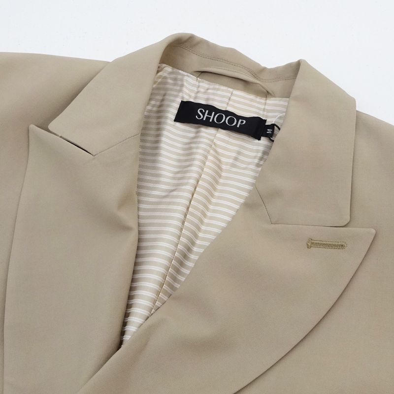 三重店】SHOOP｜シュープ BILLY BLAZER テーラードジャケット ベージュ 