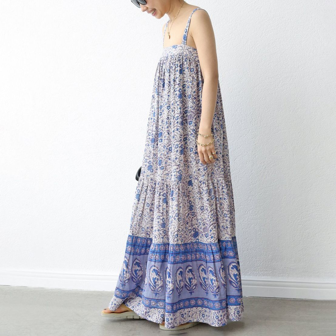 M.A.B.E (メイブ) JOSS PRINT MAXI サンドレス Deuxieme Classe取扱い 