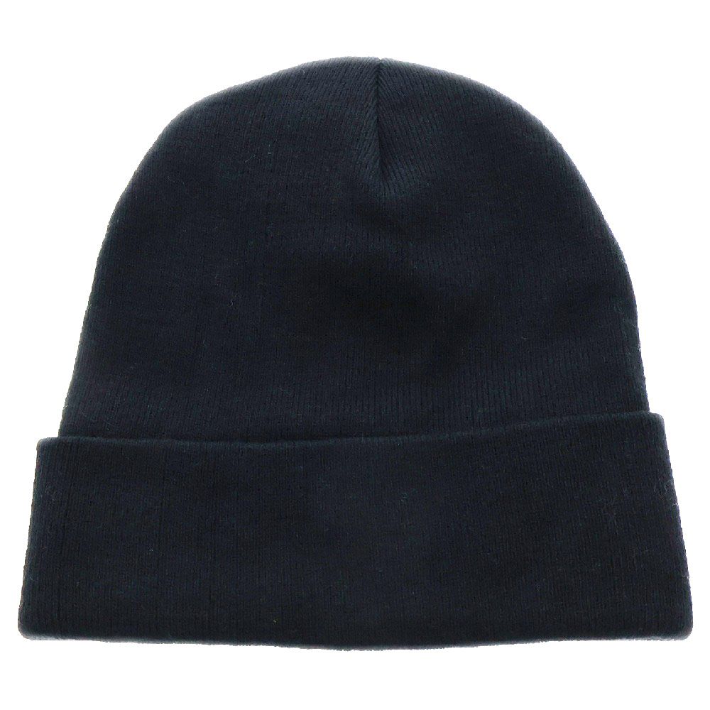 COMME des GARCONS コムデギャルソン ロゴパッチ ニットキャップ ビーニー 帽子 ブラック SZ-K602 COMME des GARCONS (コムデギャルソン) ロゴパッチ ニットキャップ