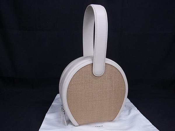 □新品□未使用□ VASIC ヴァジック ラフィア×レザー ワンハンドル