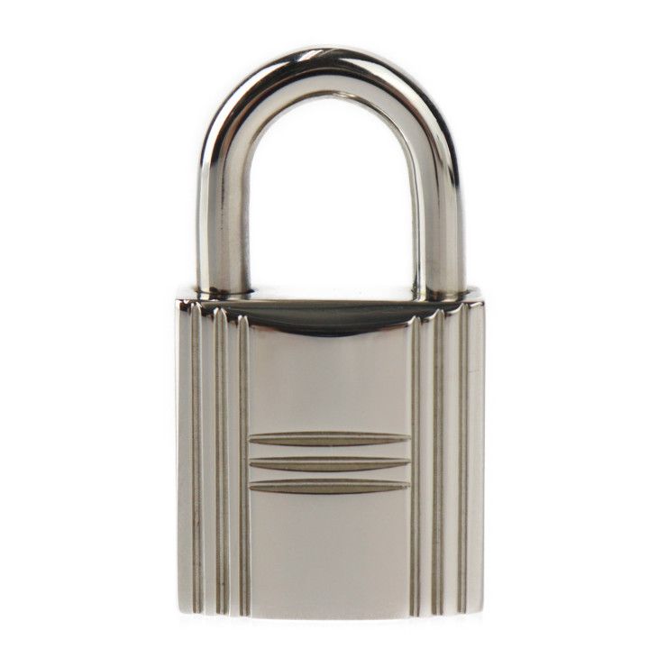 HERMES エルメス 南京錠 カデナ メタル シルバー 鍵 バッグチャーム  