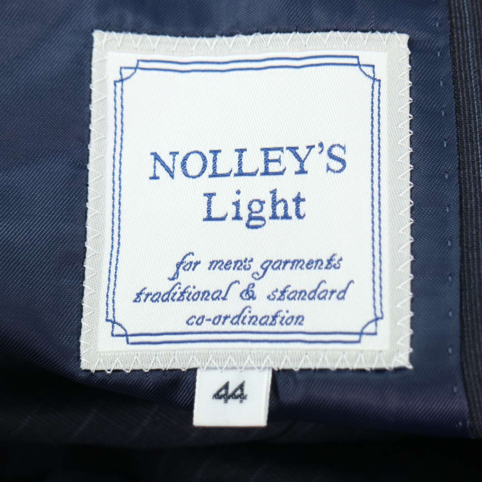 未使用タグ付スーツ NOLLEYS Lightノーリーズ セットアップスーツ M NOLLEY'S Light ノーリーズ ライト 春夏☆ ピンストライプ