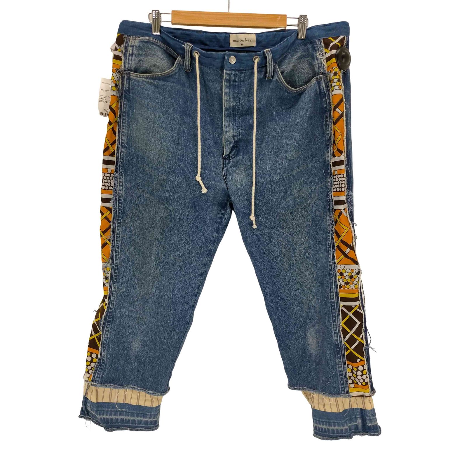 ユーズドフルギ USED古着 masterkey RODEO PANTS wranglerリメイク デニムパンツ メンズ FREE 