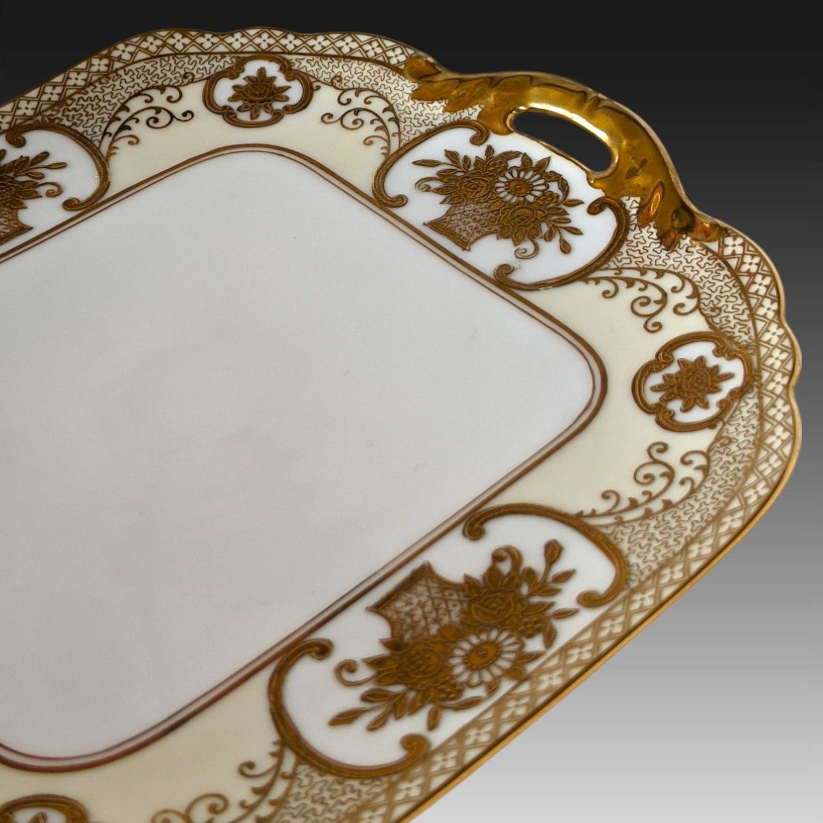 Noritake オールドノリタケ 金盛り 24cm プレート アールデコ 【公式