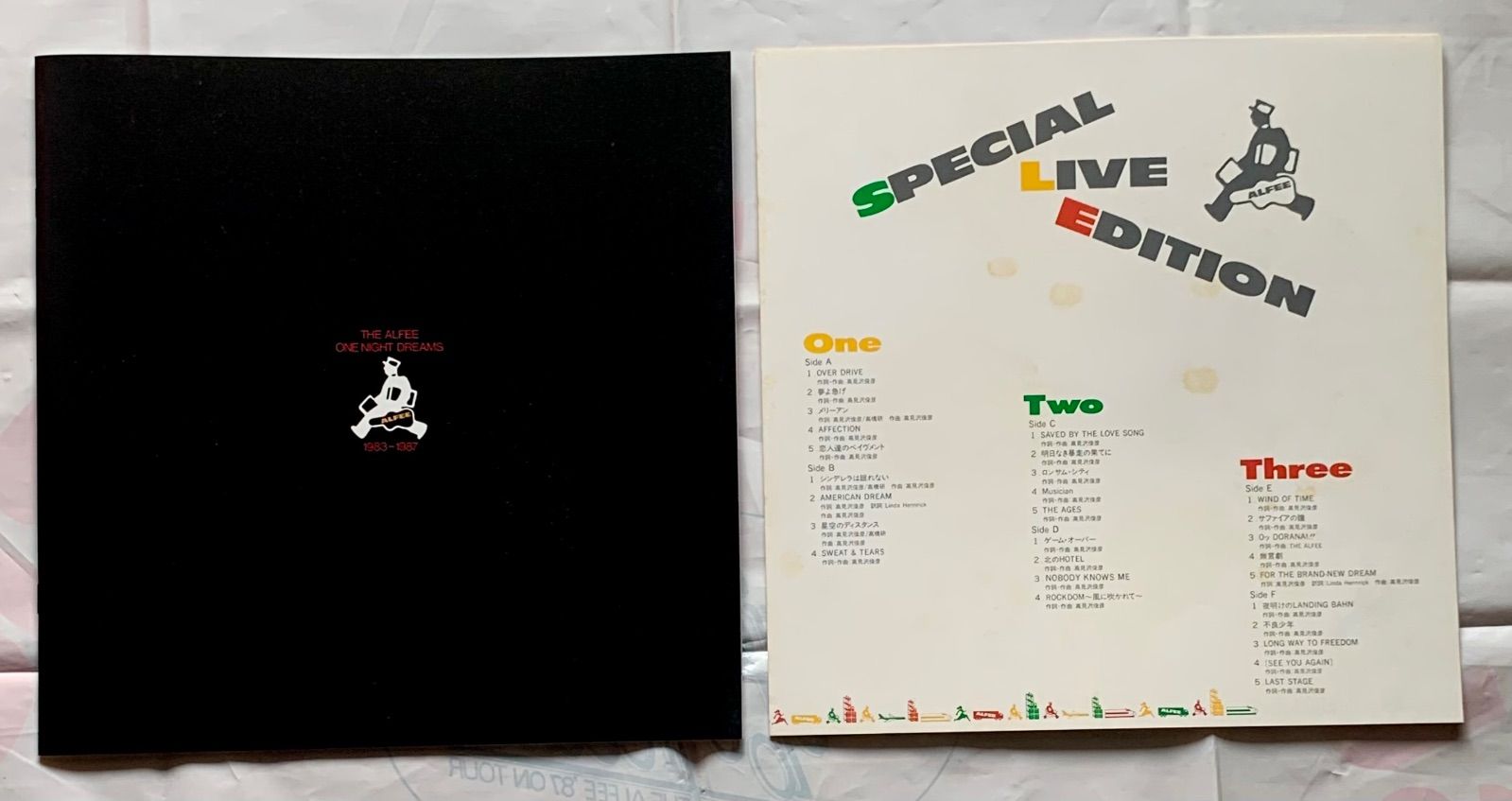 THE ALFEE 「 ONE NIGHT DREAMS 1983-1987 SPECIAL LIVE EDITION 3枚組 」 12inch  analog LP レコード - メルカリ