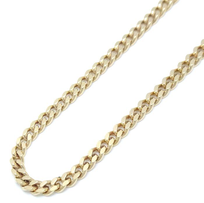 喜平ネックレス K18YG イエローゴールド 2面 シングル 60cm 20g