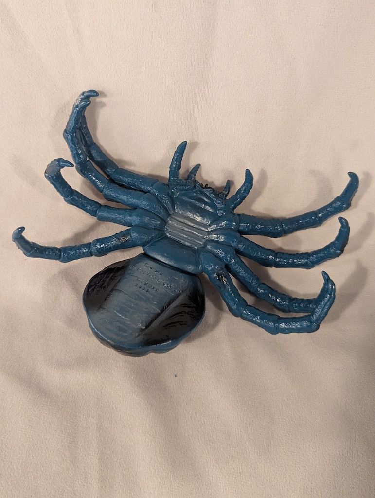 クモンガ　フィギュア　MARMIT マーミット 世紀の大怪獣シリーズ クモンガ(青緑成型/銀&黒スプレー) 1期