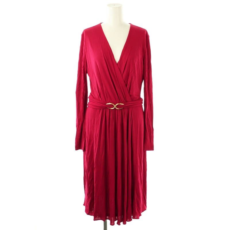 ESCADA】エスカーダ ビジューリボン ワンピース 36 定価248600円