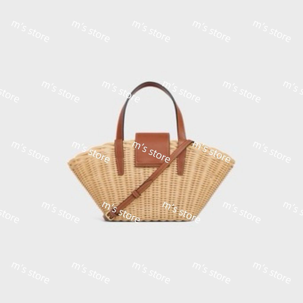 夏にピッタリ【CELINE】ウィッカー ティーン クーファンバッグ 新品 定価以下 CELINE セリーヌ ティーン クーファン ウィッカー