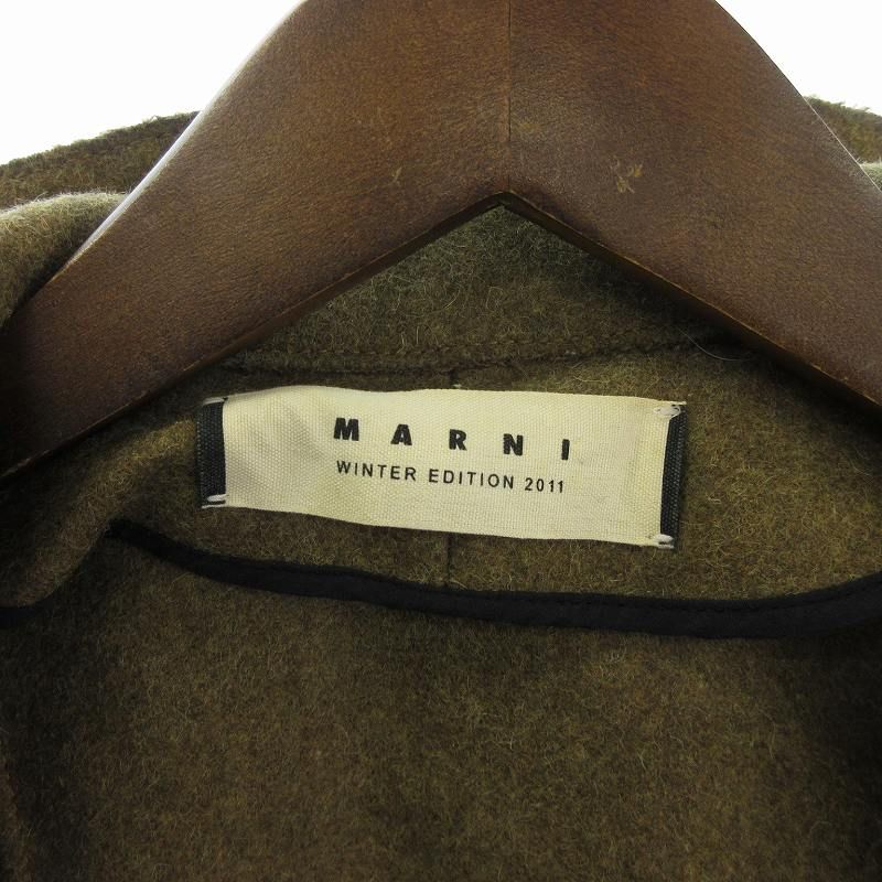 定価半額以下◆MARNI マルニ アルパカ混 比翼トレンチ仕様コート正規品 美品 楽天市場】MARNI(マルニ) サイズ:44 千鳥柄 ショルダーステッチ