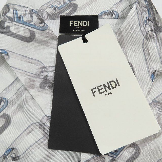 極美品❢FENDI　半袖　トップス　フェンディ　シルク100%　ブラウス 極美品❢FENDI 半袖 トップス フェンディ シルク100% ブラウス