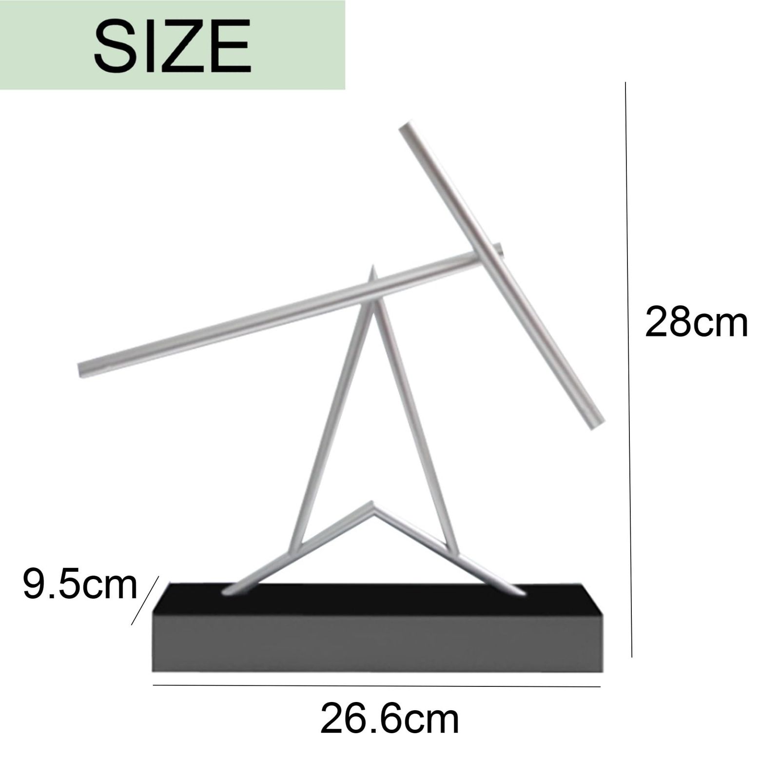 Asdays スウィンギングスティックス オブジェ インテリア 卓上 永久機関 モビール 恒久的 キネティックアート A型