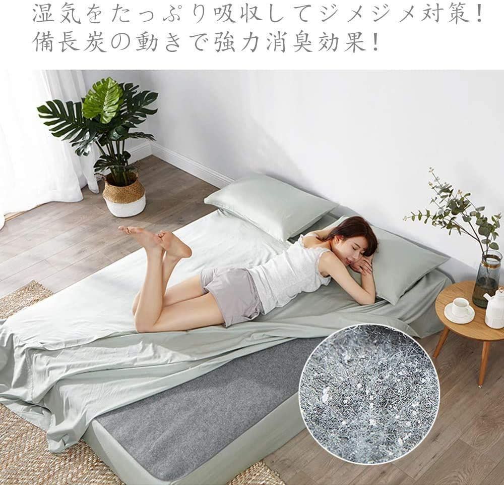 5％OFF ほぼ未使用 西川 からっと寝 寝具用除湿シート シングル 2枚セット
