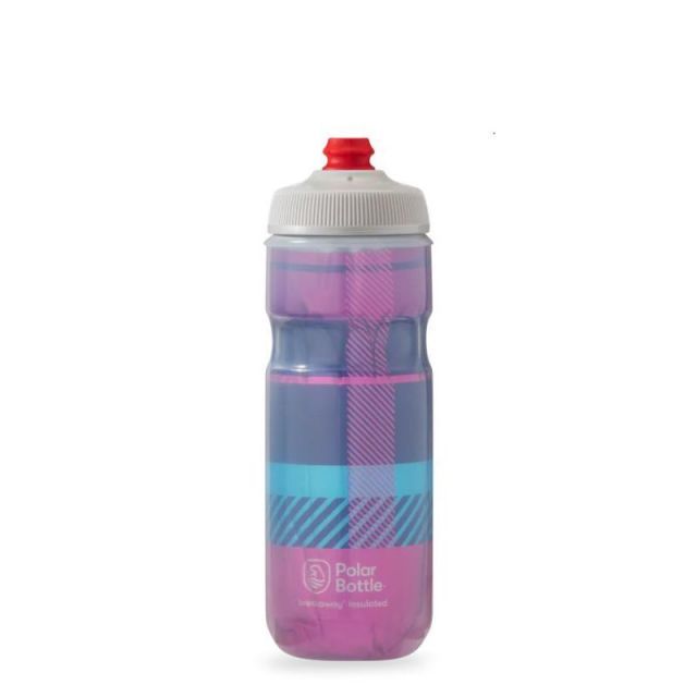 POLAR ポーラー ボトル ブレークアウェイ タータンバブルガム ピンク/ネイビー 20oz(600ml)