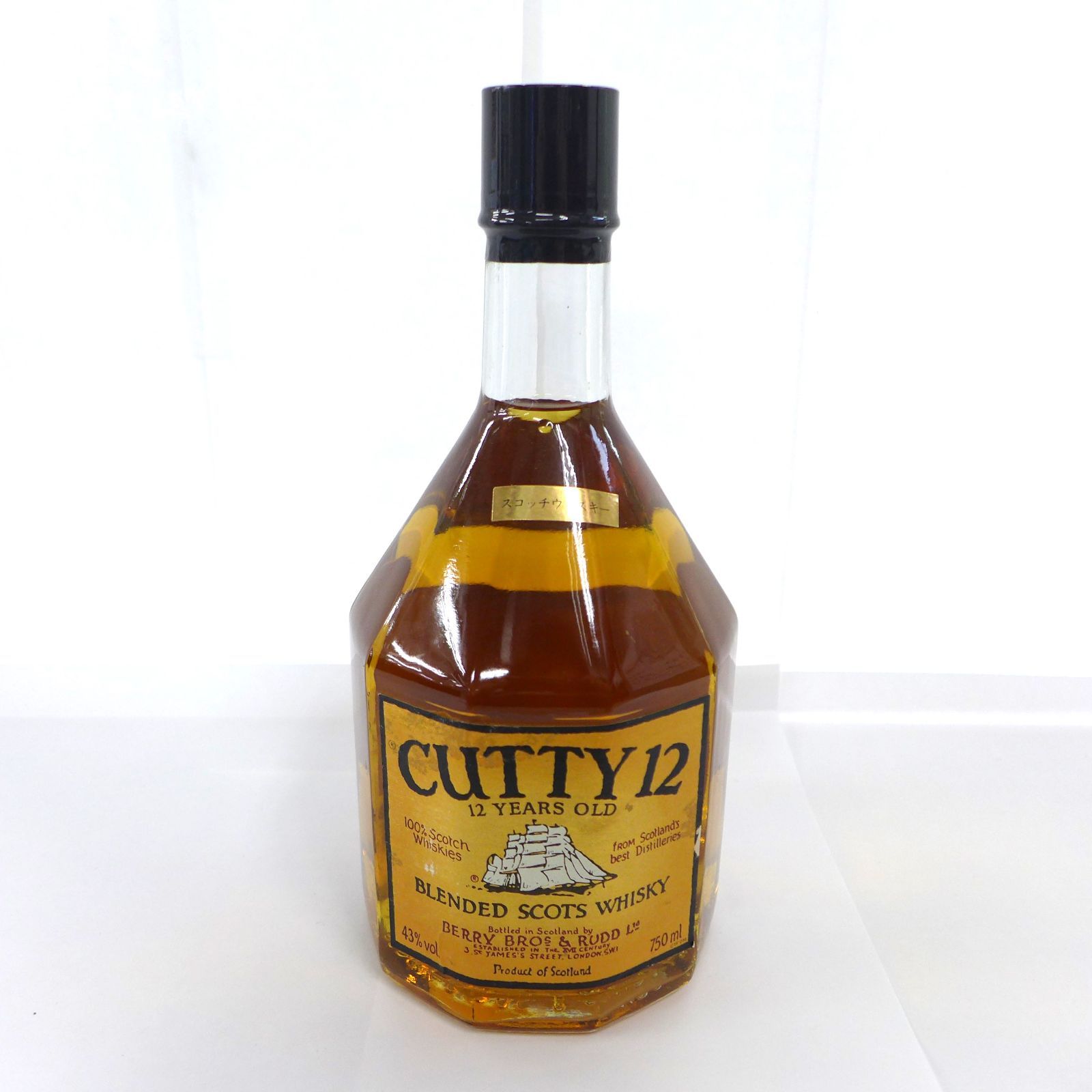 未開栓 CUTTY 12 カティサーク 12年 スコッチウイスキー 750ml 43% 12 YEARS OLD ② - メルカリ