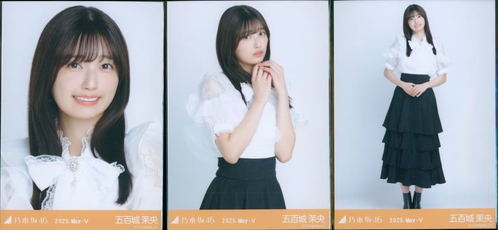 乃木坂46 五百城茉央生写真ビックボウタイブラウスコンプ