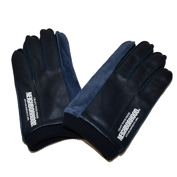 NEIGHBOR HOOD ネイバーフッド LEATHER PANEL GLOVE レザーグローブ