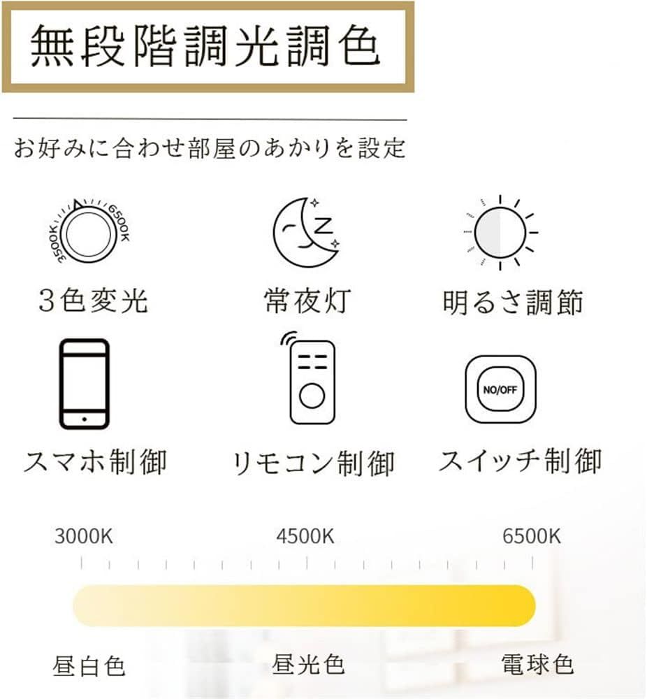 フェイスケア KOVOL LED シーリングライト 6畳 8畳 10畳 適用 おしゃれ