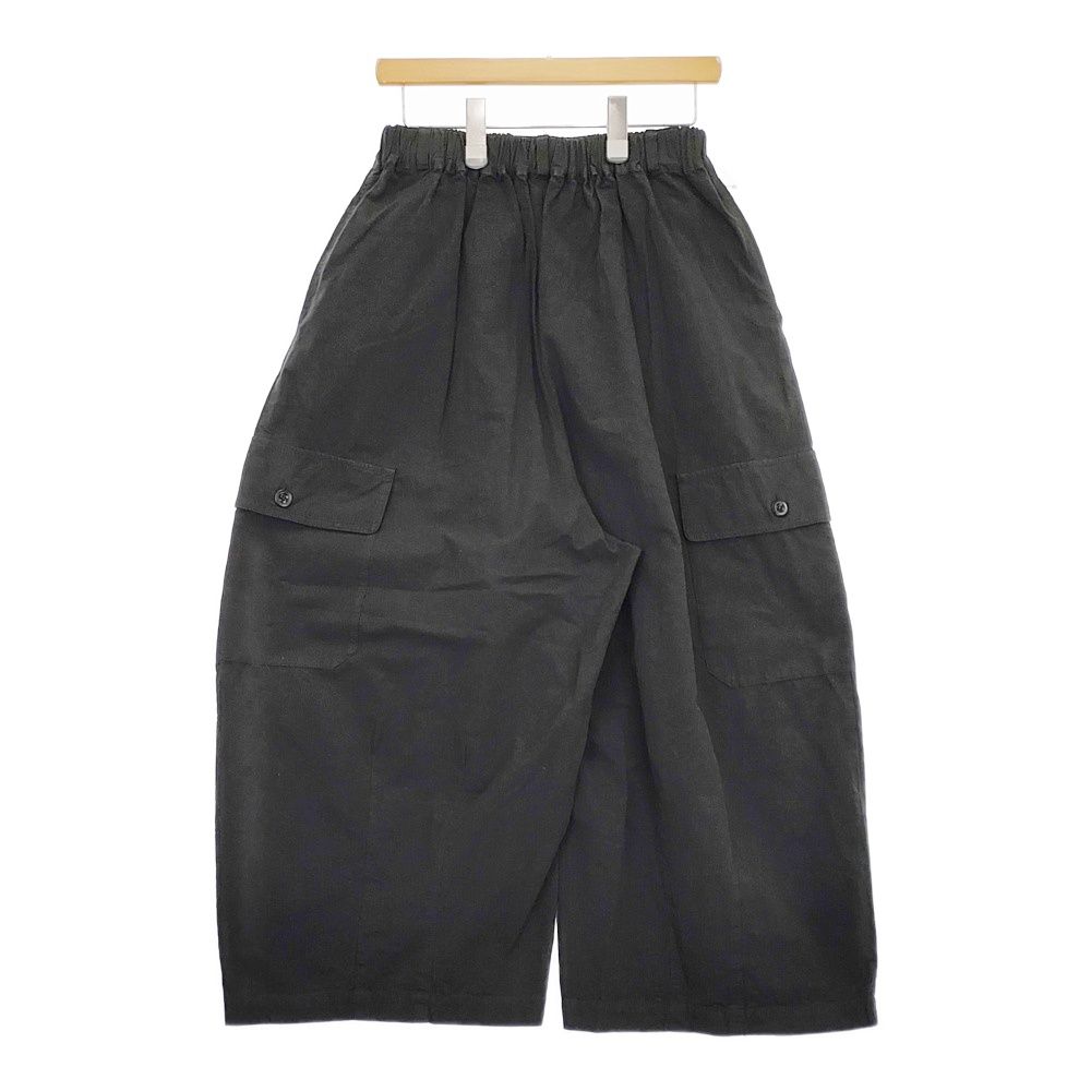 ネストローブ コットンリネンウェザー バレルパンツ グレー ネストローブ コットンリネンウェザー バレルパンツ グレー