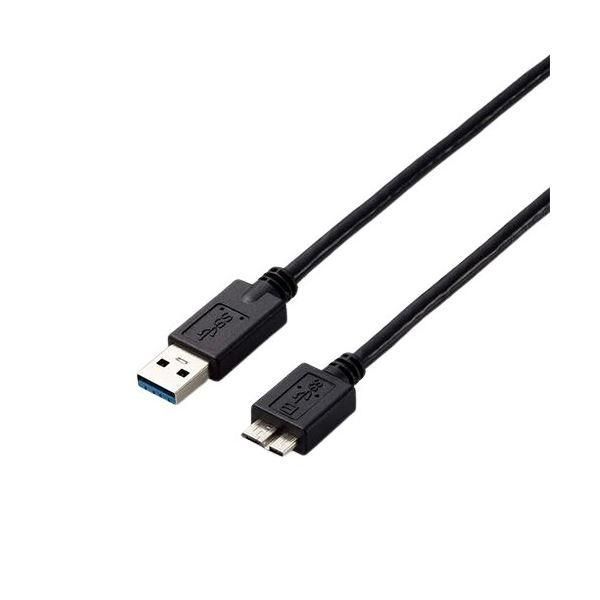 【送料無料，大人気】 エレコム USB3.0A-microBケーブル 0.5m RoHS指令準拠（10物質） USB3-AMB05BK/ID 1本 その他ケーブル