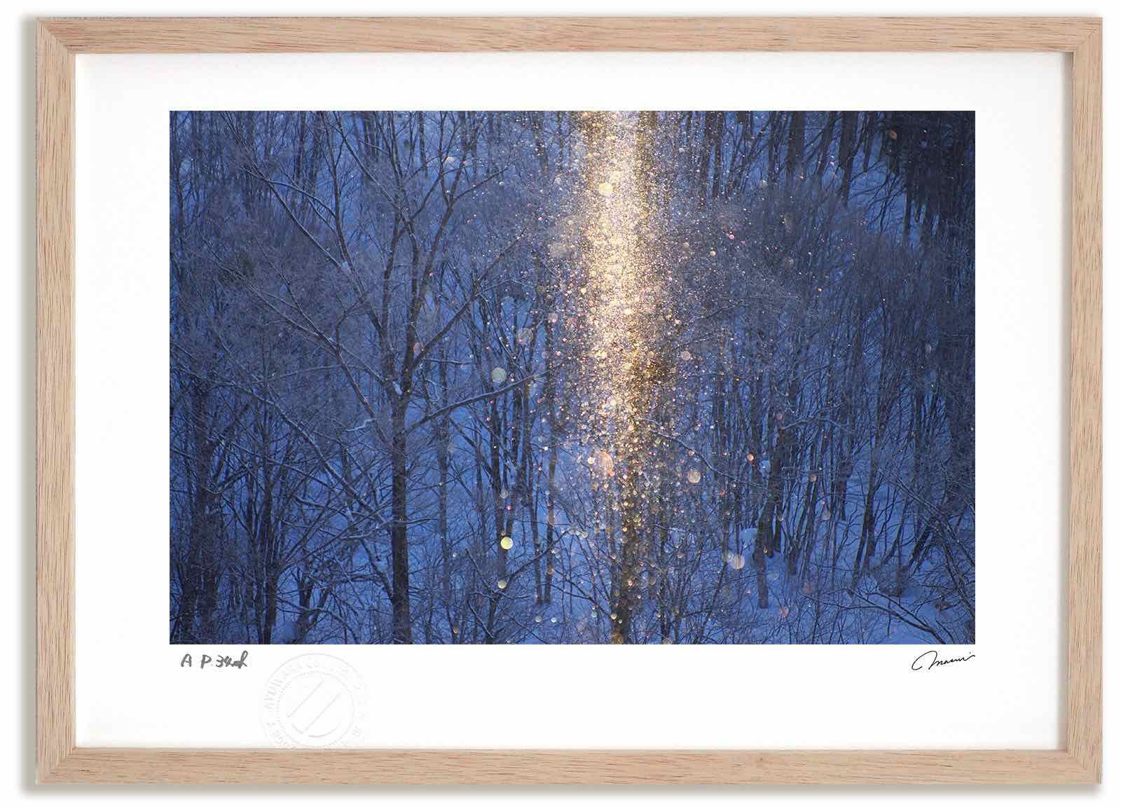 アートフォト 絵画 サンピラー25 高橋真澄|インテリア 額入り 額装込 風景画 油絵 ポスター アート アートパネル リビング 玄関 プレゼント モダン アートフレーム 飾る Mサイズ おしゃれ 壁掛け 絵