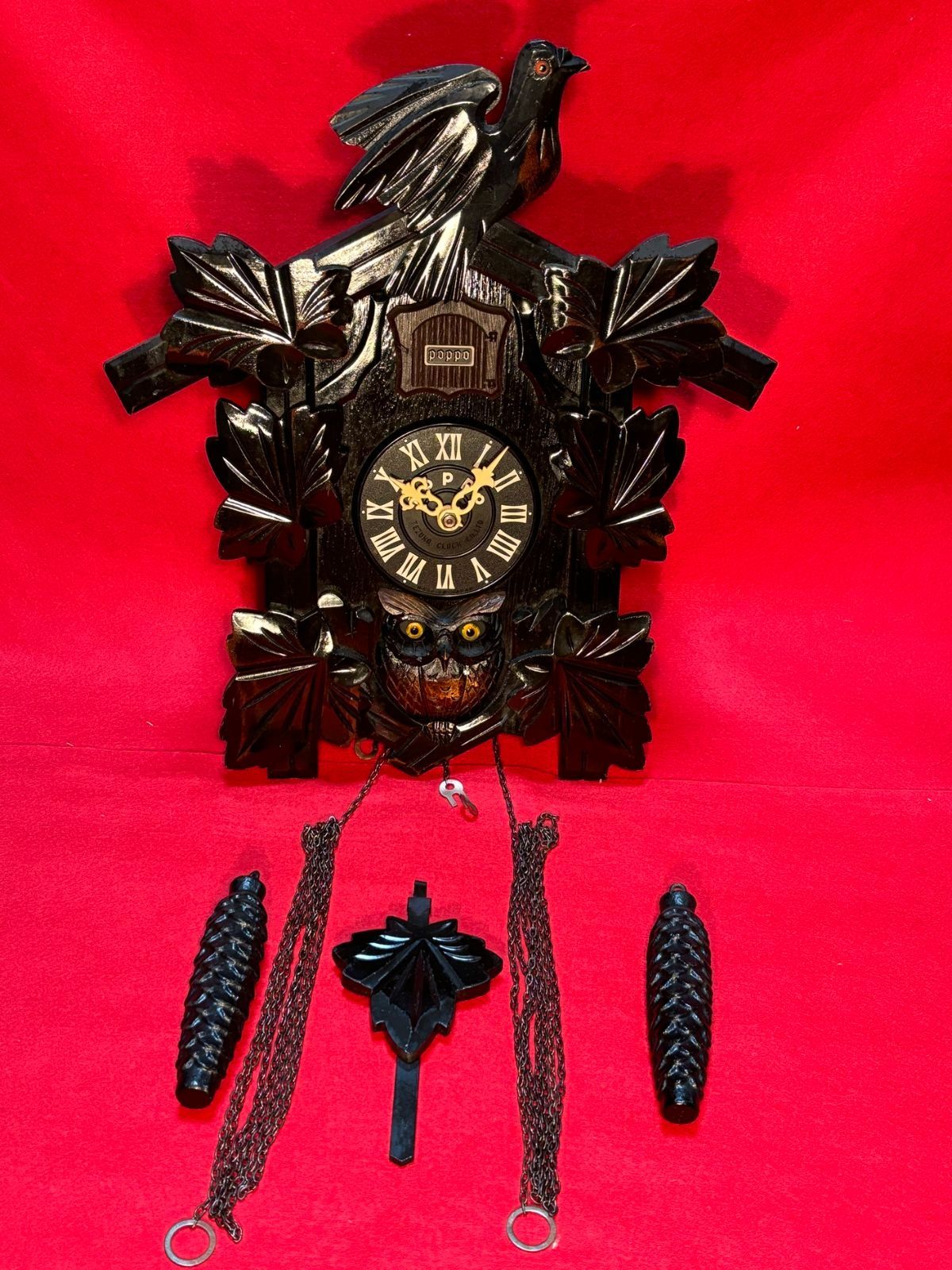 CITIZEN POPPO QP-418 ククラック時計 手塚時計／CITIZEN 木製鳩時計