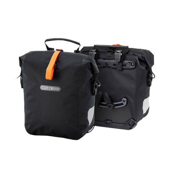 ORTLIEB オルトリーブ グラベルパック QL2.1 ペア パニアバッグ 25L 軽量 ブラックマット 自転車 
