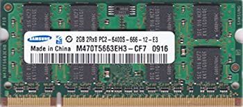 【中古】Samsung純正 ノートPC用 M470T5663EH3-CF7 2GB DDR2 PC2-6400対応 200 SODIMM 中古】【非常に良い】Samsung純正 ノートPC用 M470T5663EH3-CF7 2GB