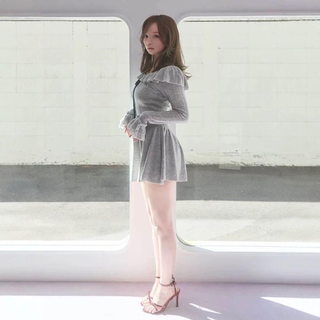 Amari ribbon mini dress andmary
