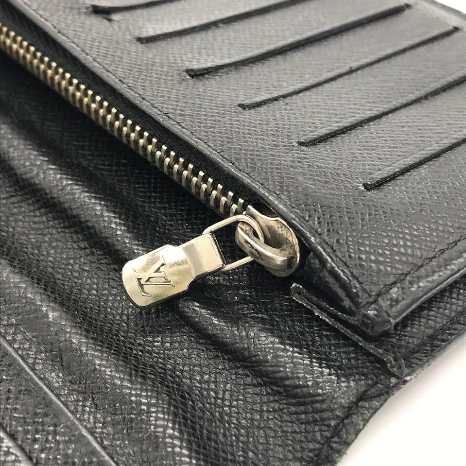 LOUIS VUITTON 二つ折り長財布 グラフィット ポルトフォイユ ブラザ