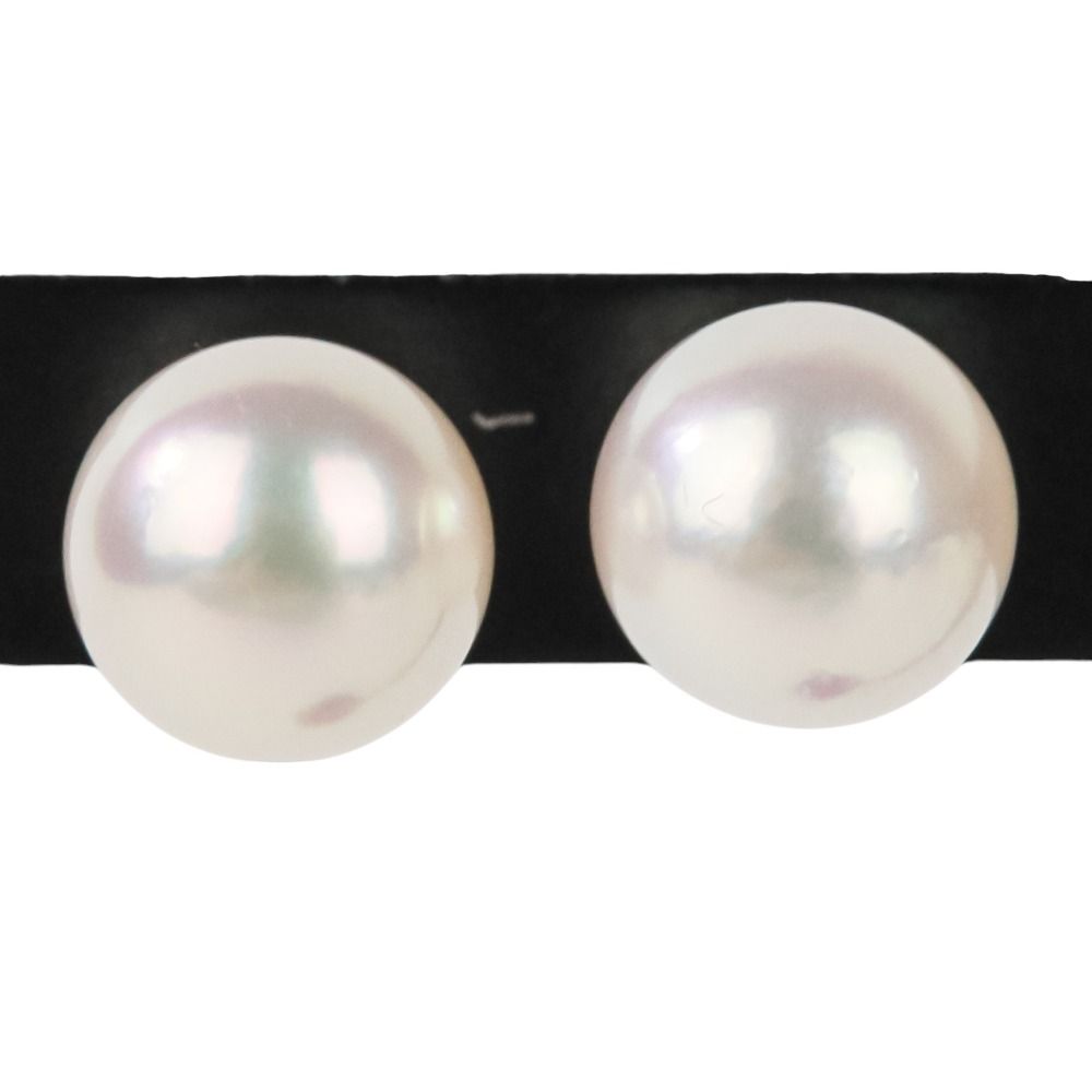 美品 MIKIMOTO ミキモト アコヤ真珠 パール ピアス 7mm K18