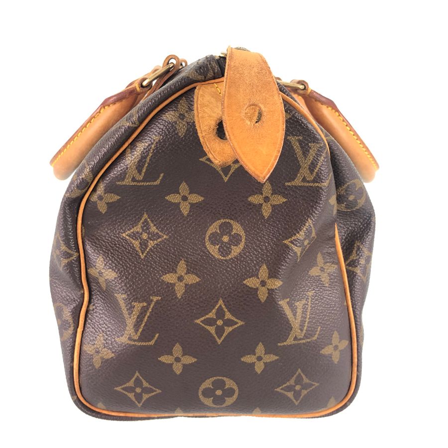 ルイ・ヴィトン LOUIS VUITTON モノグラム スピーディ25 M41528 ブラウン PVC ハンドバッグ rhg【中古】