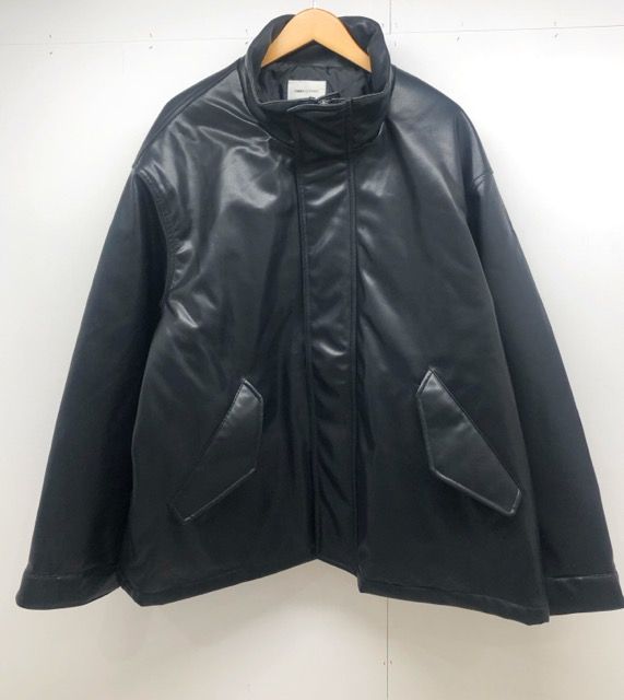 EMMA CLOTHES（エマクローズ）EMjk765  シンセティックレザースタンドショートモッズブルゾン【C0816-007】