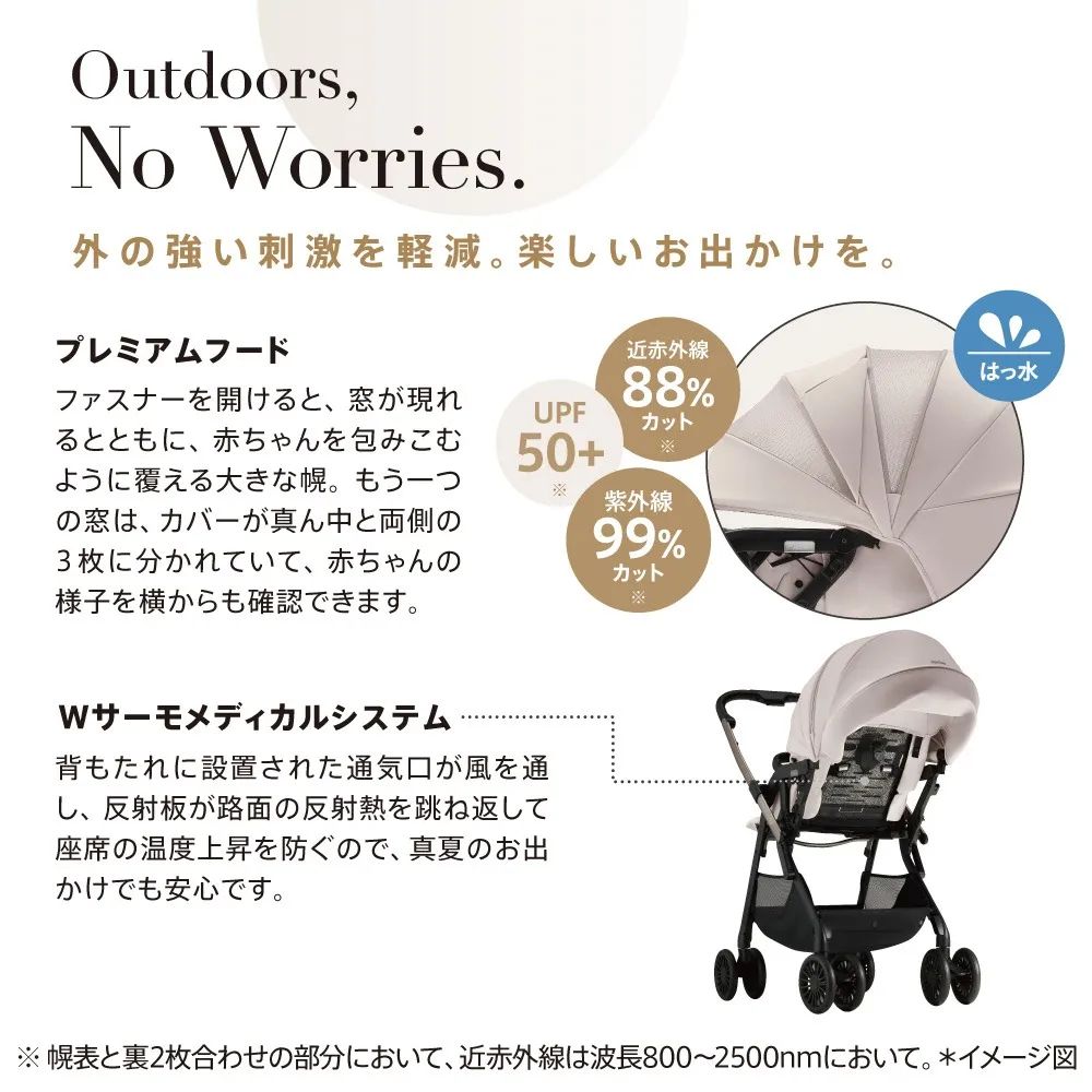 アップリカ Mar マール A型ベビーカー ブラック 多機能 両対面タイプ