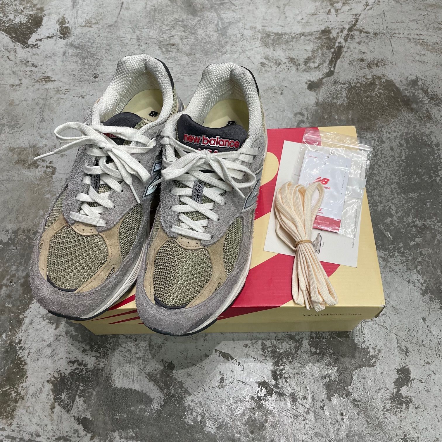 国内正規 New Balance 990V3 Gray スエード スニーカー M990TG3 