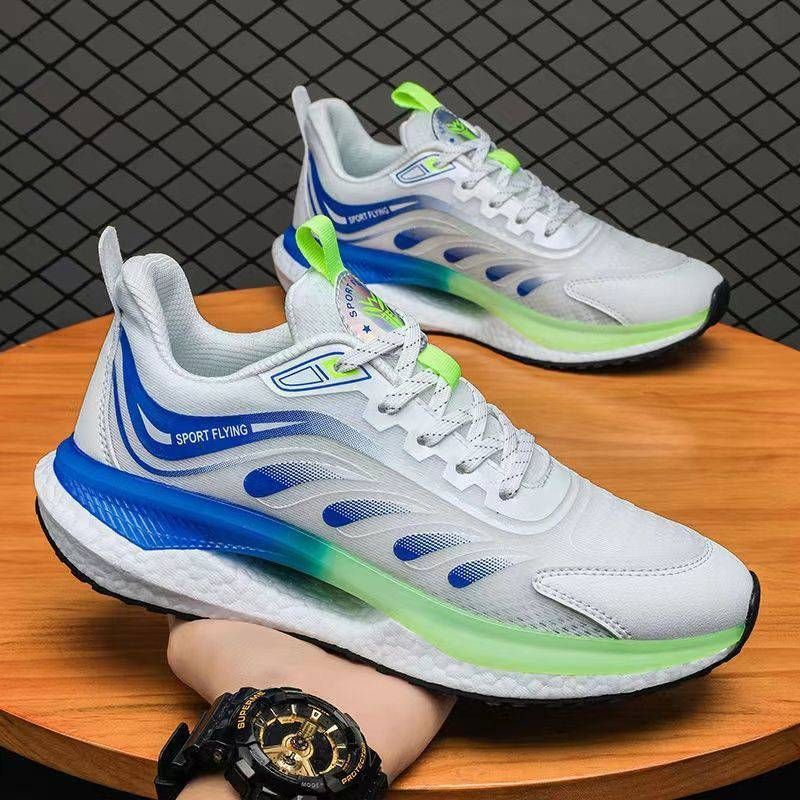 新しいプロのランニングシューズ、超軽量メンズシューズ、衝撃吸収ソフトソールランニングカジュアルスポーツシューズ、トレンディなシューズ、通気性のあるランニングシューズ、多用