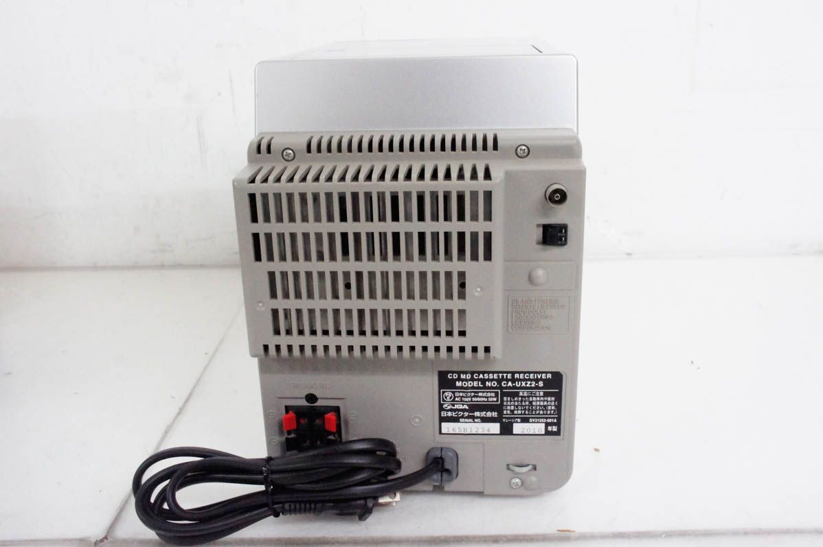 中古】JVC Victorビクター マイクロコンポーネントMDシステム CD