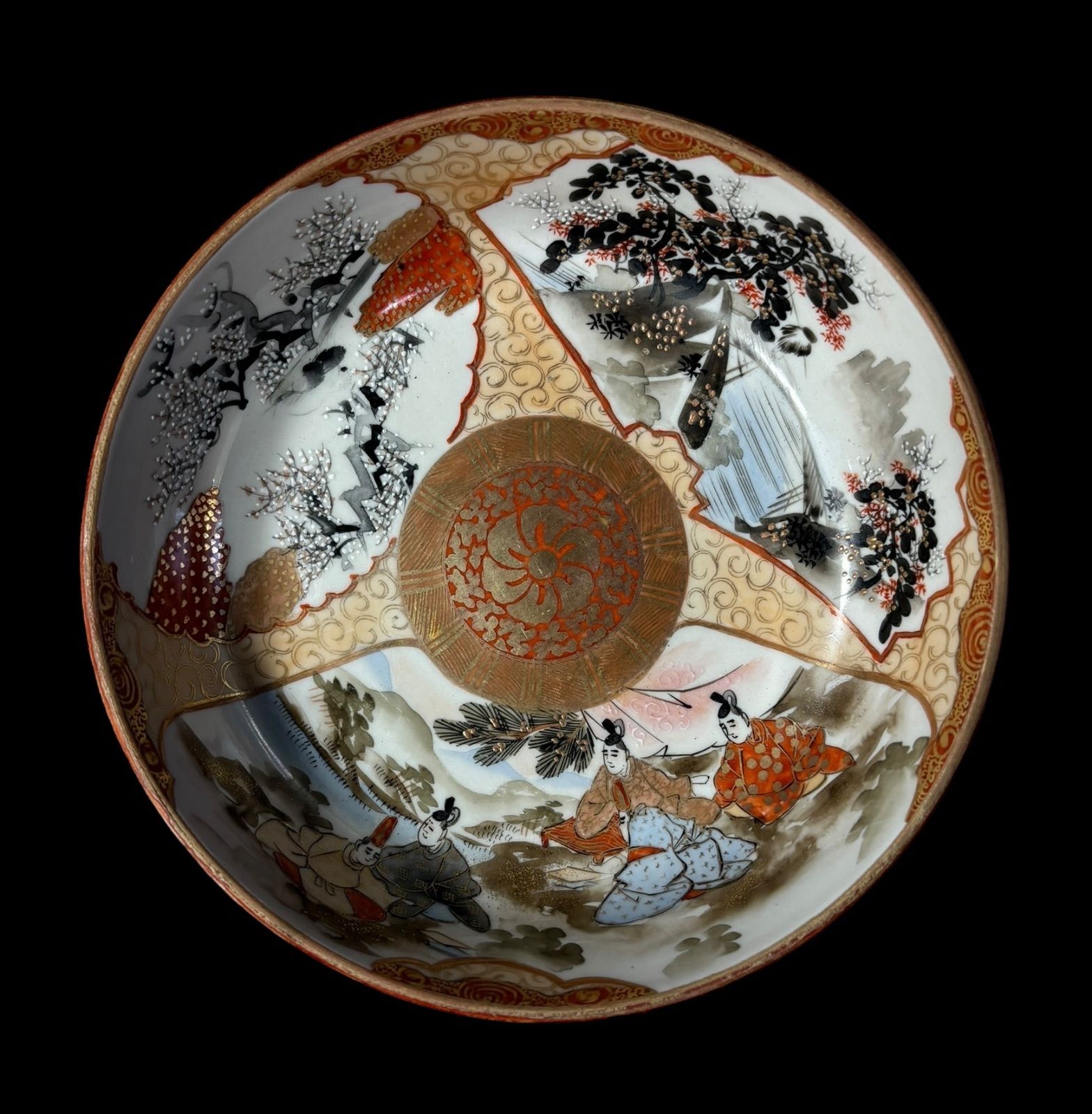 美術品】希少和風飾り皿