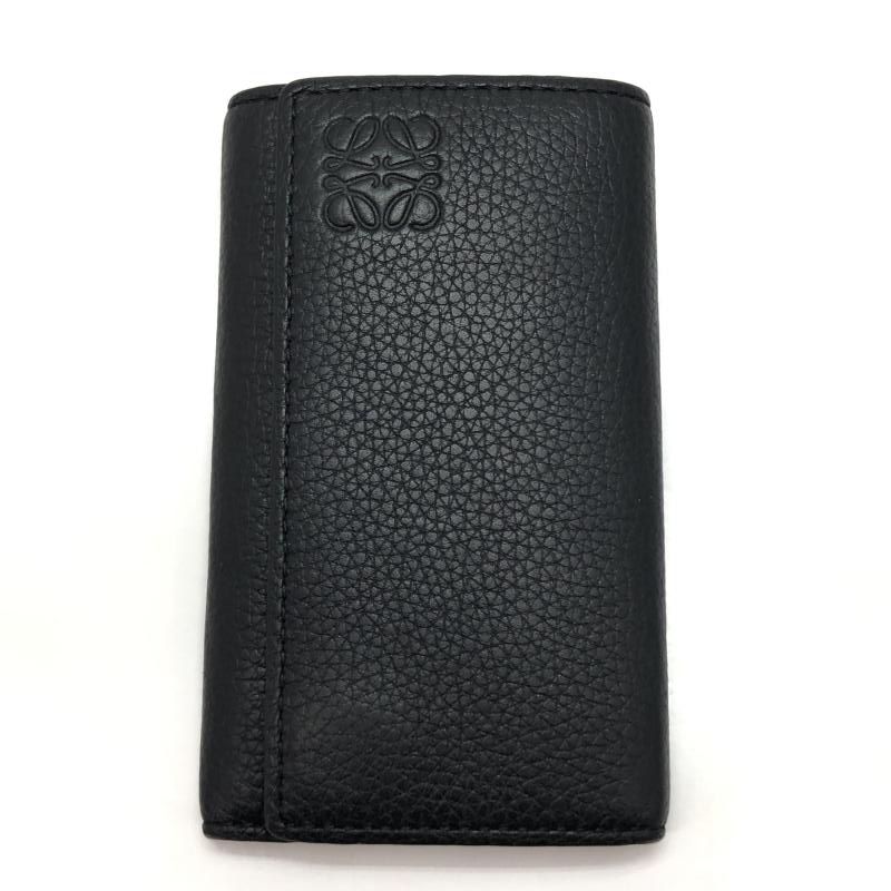 LOEWE 6連キーケース 412334 ブラック ロエベ 91