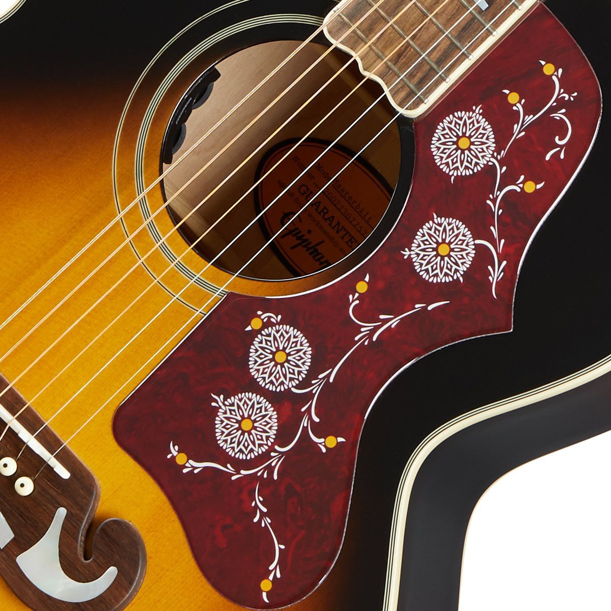 新品 未使用 送料込 Epiphone J-200 Sunburst Gloss Epiphone Masterbilt J-200 Aged Vintage Sunburst Gloss