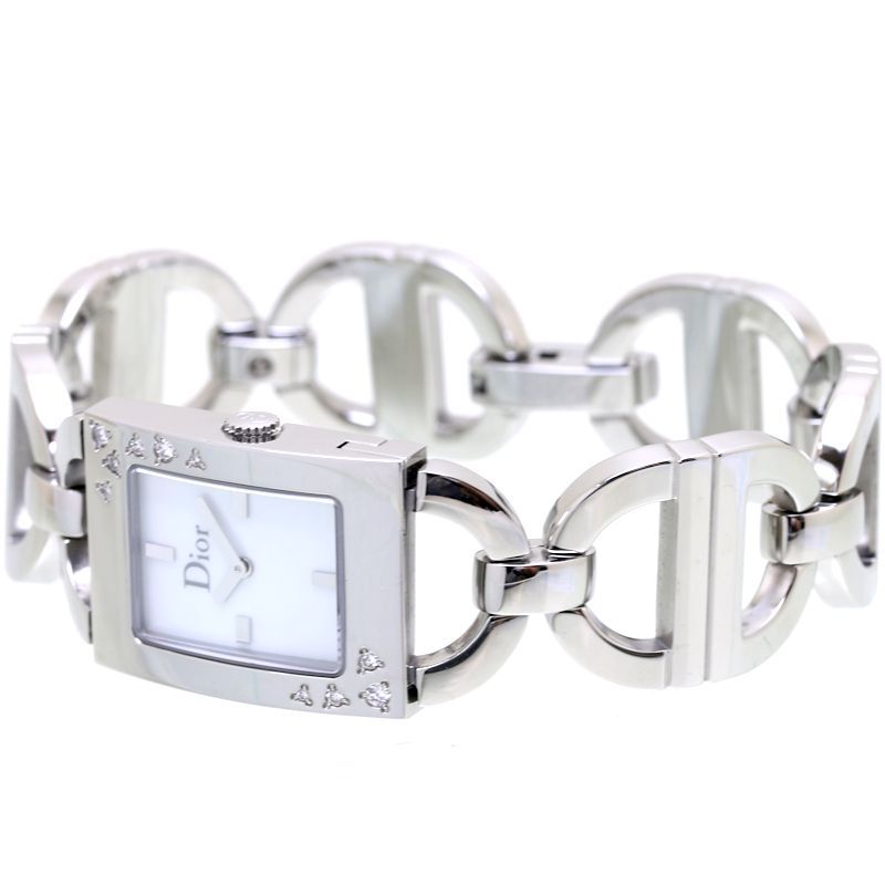 良品‼️クリスチャン・ディオール マリス 10Pダイヤベゼル レディース 腕時計 - 腕時計(アナログ)