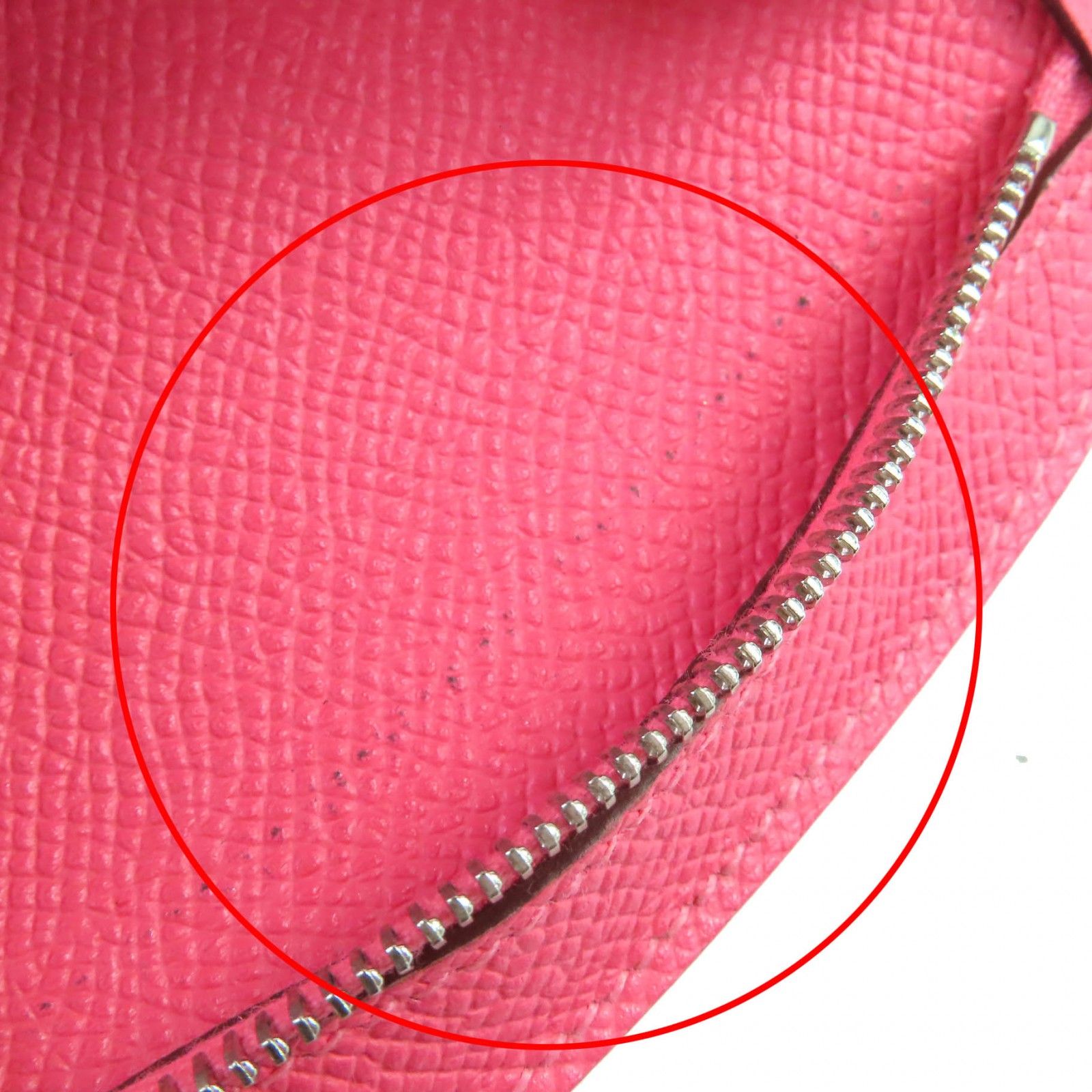 極美品△HERMES エルメス 073760CK8W ヴォーエプソン ローズアザレ  