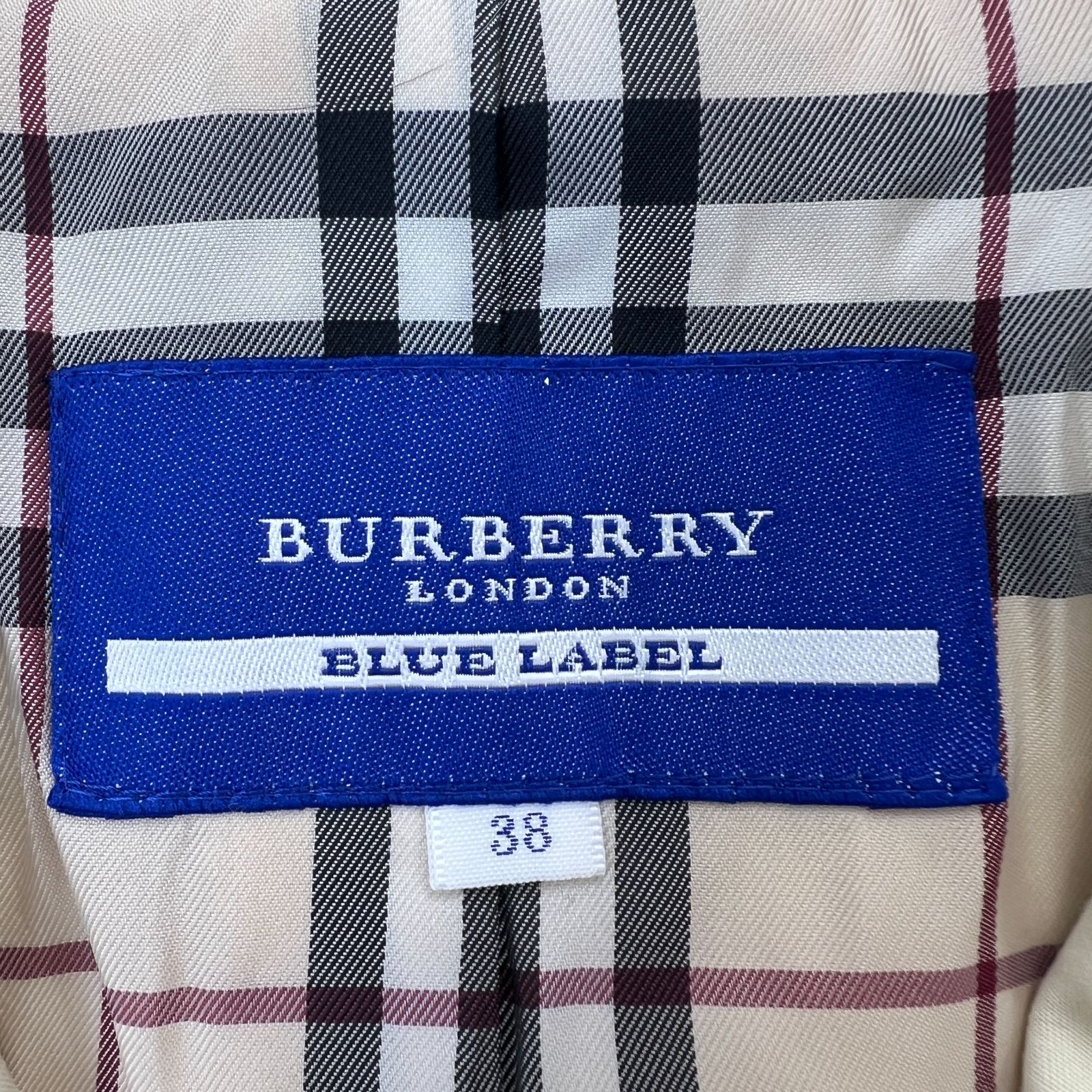 Burberry Blue labelのスプリングジャケット バーバリー ブルーレーベル テーラード ジャケット スプリング