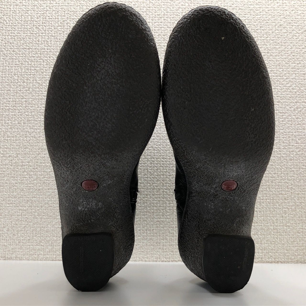 満足保障！ カンペール ショートブーツ ブラック サイドジップ アンクル 【人気満点NO.1】