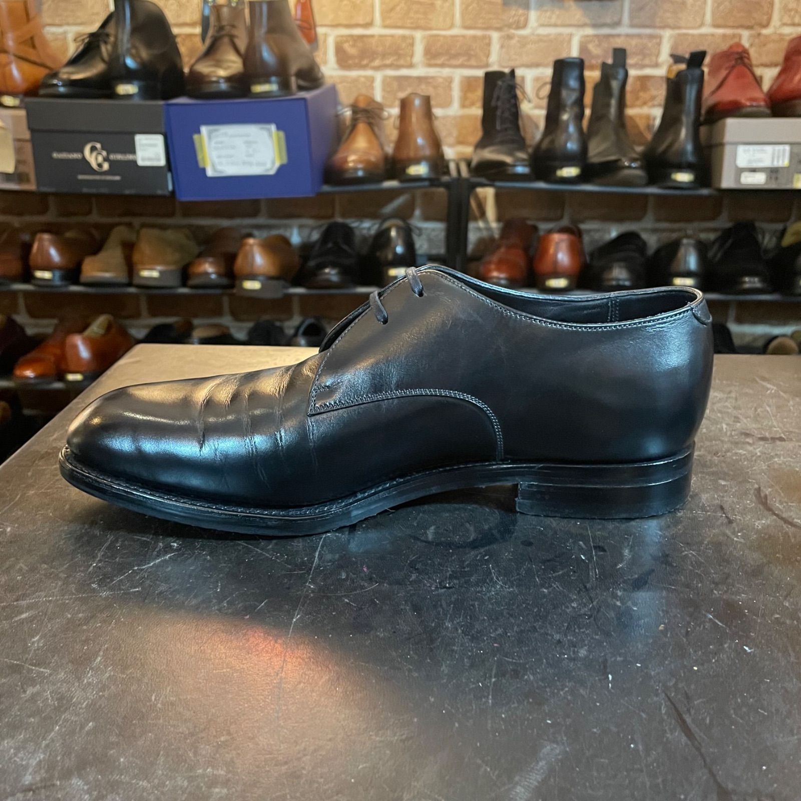 J.M. Weston 609 プレーントゥ 6E 希少✨】J.M.WESTON 609 プレーントゥ 黒 レザーシューズ - メルカリ