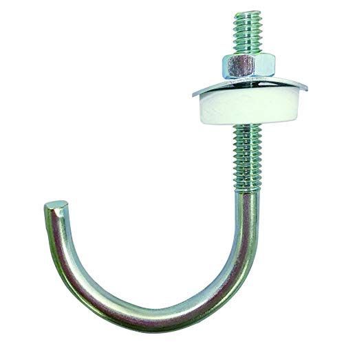 (幅W) 50 x (長さL) 90mm_2_中サイズ ダイドーハント (DAIDOHANT) (波板フック) パイプボルトセット (鉄/ユニクロ) (呼び径d) 1/4 x (幅W) 50 x (長さL) 90mm (50本入) 10176026