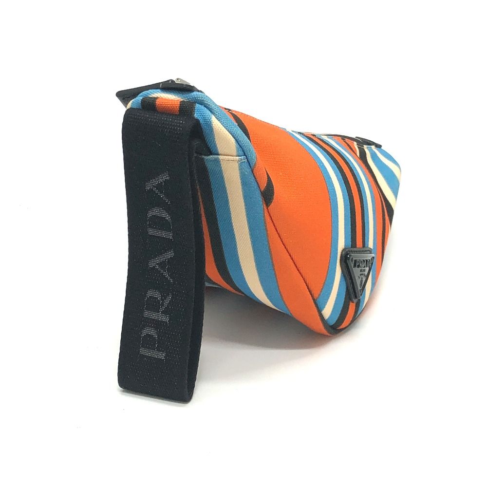 PRADA プラダ ポーチ クラッチバッグ 2NE053 キャンバス オレンジ