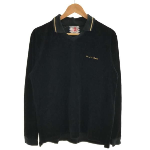 格安 定価17280円 18ss サノバチーズ velorpolo SONOFTHECHEESEサノバチーズ18SSVelorPoloベロアポロシャツ